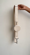 Cream Vegan Leather Phone Strap