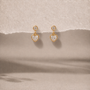 Alisha heart studs